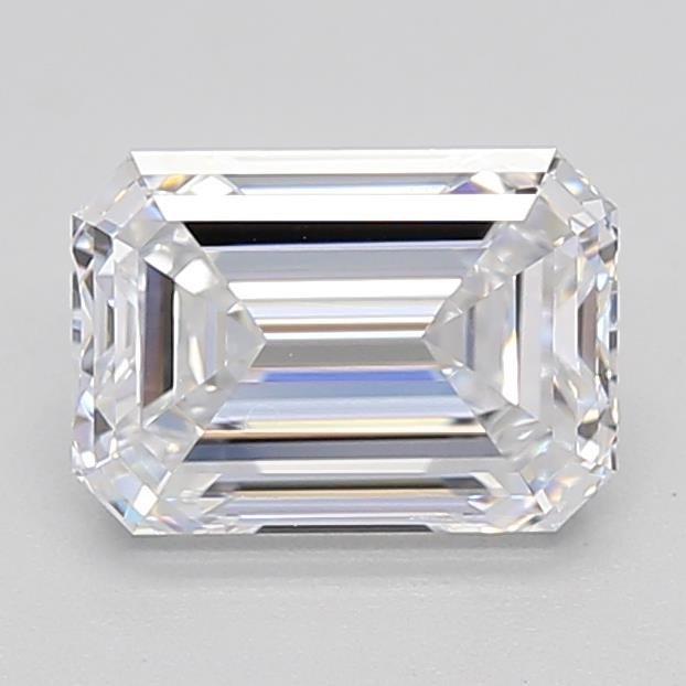 1.42ct D VS2 Rare Carat Ideal Cut Emerald Lab Grown Diamond