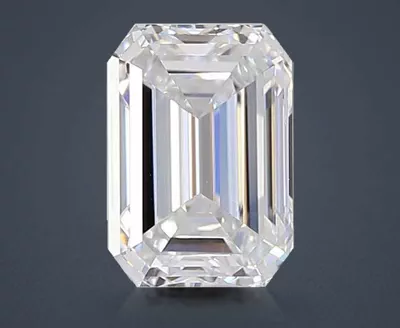 1.42ct D VS2 Rare Carat Ideal Cut Emerald Lab Grown Diamond