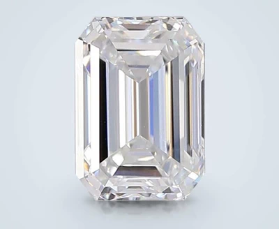 1.42ct D VS2 Rare Carat Ideal Cut Emerald Lab Grown Diamond