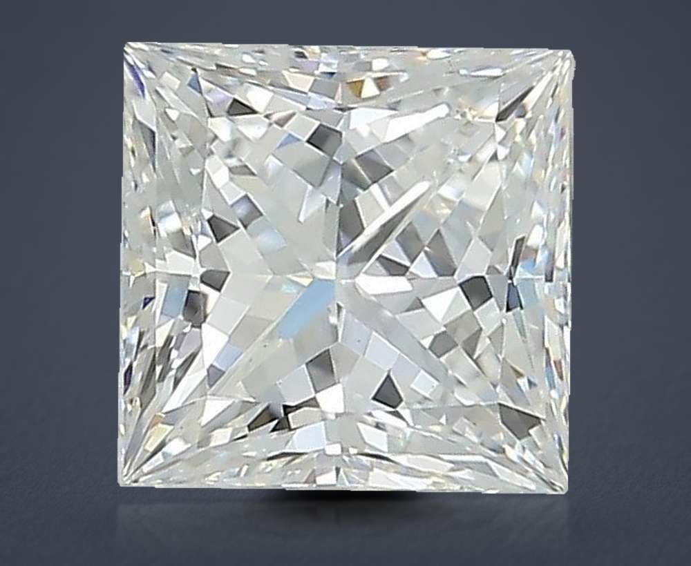 1.60ct E VS1 Rare Carat Ideal Cut Princess Lab Grown Diamond