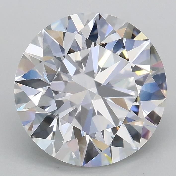 2.08ct D VVS2 Rare Carat Ideal Cut Round Lab Grown Diamond