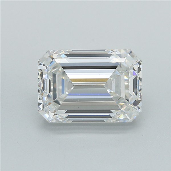 3.01ct F VS1 Excellent Cut Emerald Lab Grown Diamond