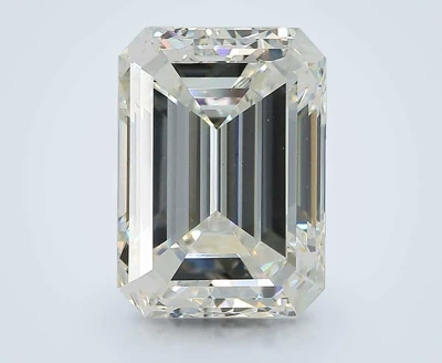 7.15ct F VS2 Rare Carat Ideal Cut Emerald Lab Grown Diamond