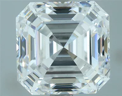 4.32ct D VS2 Rare Carat Ideal Cut Asscher Lab Grown Diamond