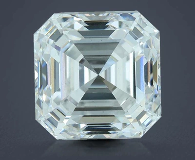 4.32ct D VS2 Rare Carat Ideal Cut Asscher Lab Grown Diamond