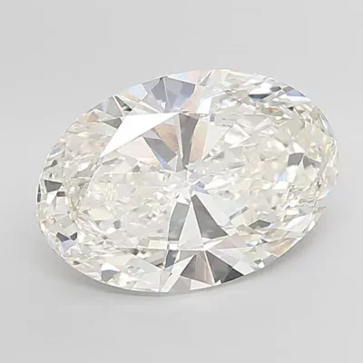 12.05ct H VVS2 Very Good Cut Oval Lab Grown Diamond