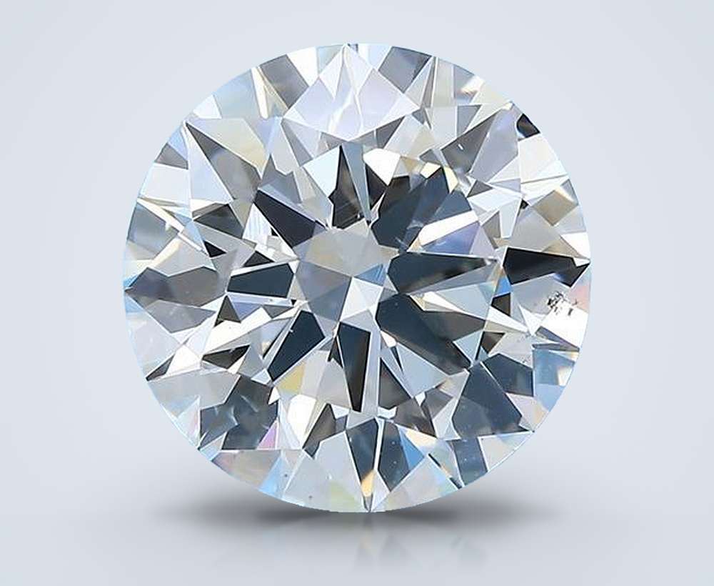 4.59ct H SI1 Very Good Cut Round Diamond