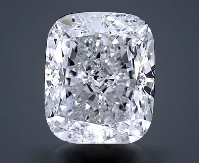 5.04ct E SI2 Rare Carat Ideal Cut Cushion Diamond