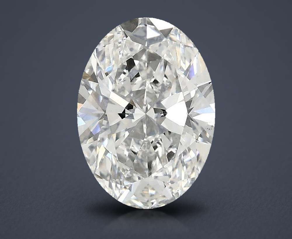 1.60ct E VS2 Rare Carat Ideal Cut Oval Lab Grown Diamond