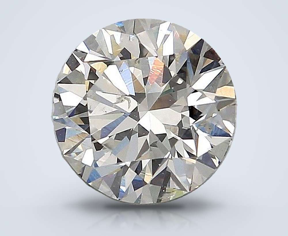2.01ct H SI2 Rare Carat Ideal Cut Round Diamond