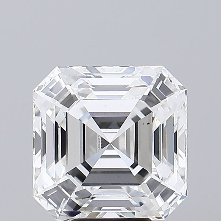 8.00ct E VS2 Rare Carat Ideal Cut Asscher Lab Grown Diamond