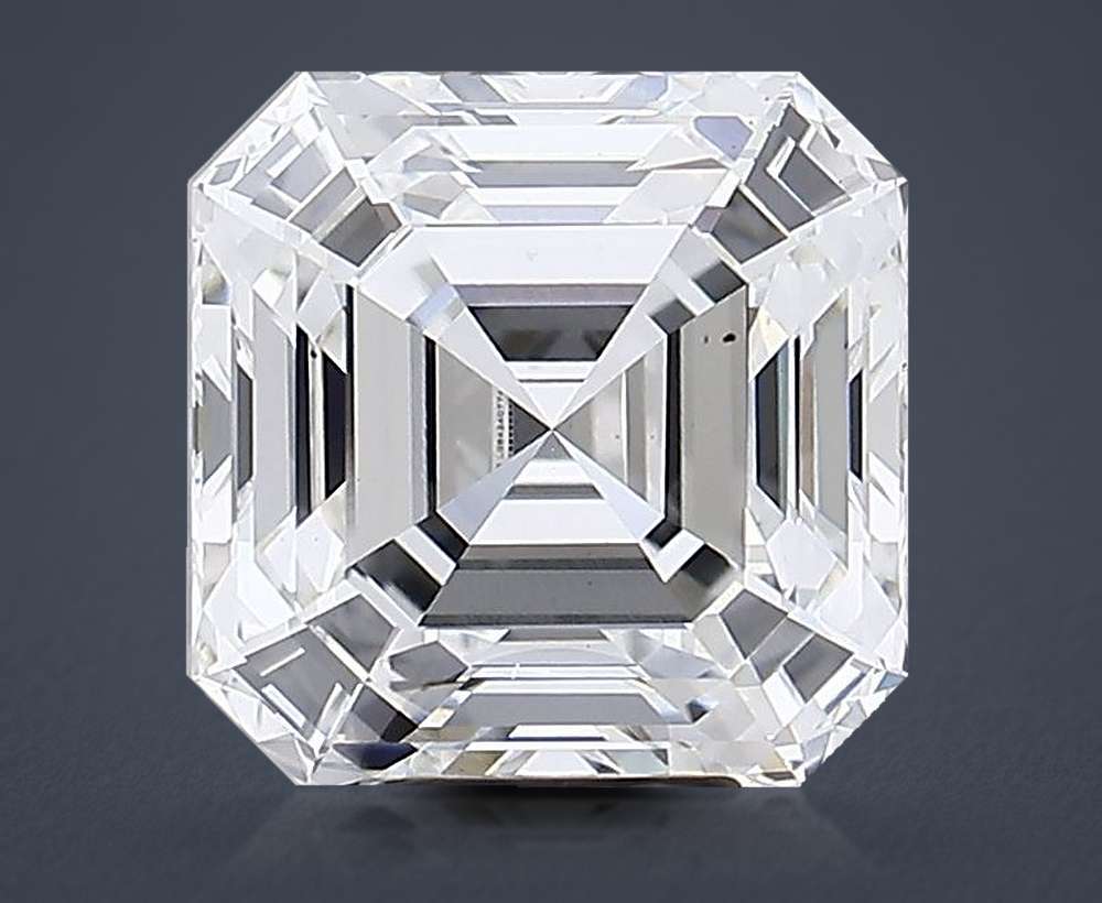 8.00ct E VS2 Rare Carat Ideal Cut Asscher Lab Grown Diamond