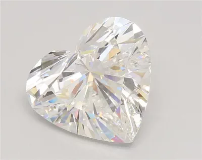 7.10ct F VVS2 Rare Carat Ideal Cut Heart Lab Grown Diamond