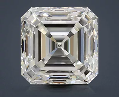 2.15ct J IF Rare Carat Ideal Cut Asscher Diamond