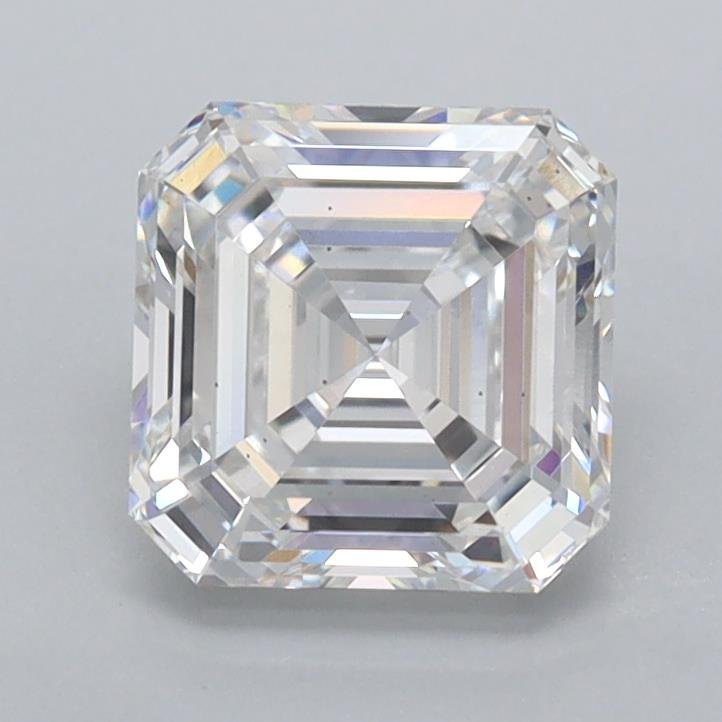 1.51ct D VS2 Rare Carat Ideal Cut Asscher Lab Grown Diamond