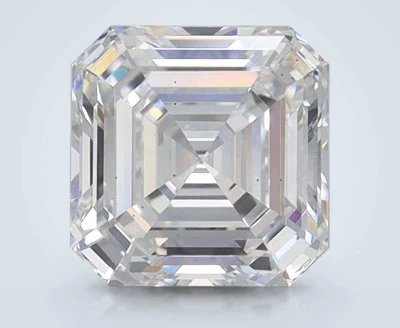 1.51ct D VS2 Rare Carat Ideal Cut Asscher Lab Grown Diamond