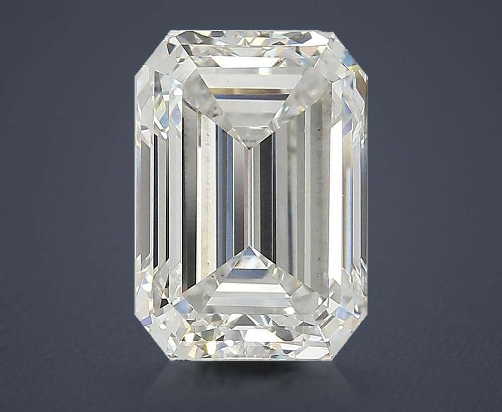 3.74ct G VS2 Very Good Cut Emerald Lab Grown Diamond