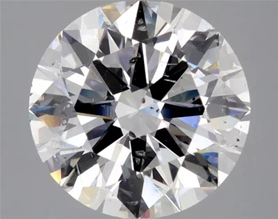 3.05ct F SI2 Rare Carat Ideal Cut Round Diamond