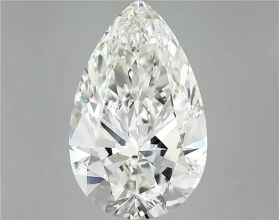11.92ct F VS1 Rare Carat Ideal Cut Pear Lab Grown Diamond