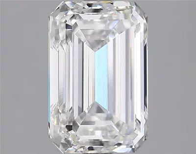 15.23ct F VVS2 Rare Carat Ideal Cut Emerald Lab Grown Diamond