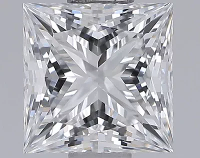 0.70ct D VVS2 Excellent Cut Princess Lab Grown Diamond