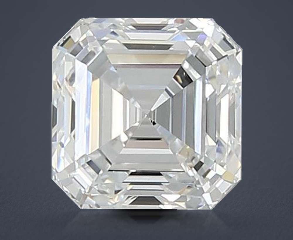 0.99ct D VS1 Rare Carat Ideal Cut Asscher Lab Grown Diamond