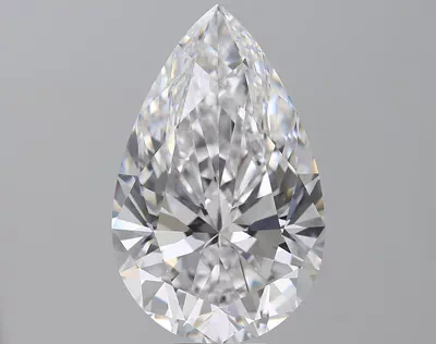 12.17ct D FL Rare Carat Ideal Cut Pear Diamond