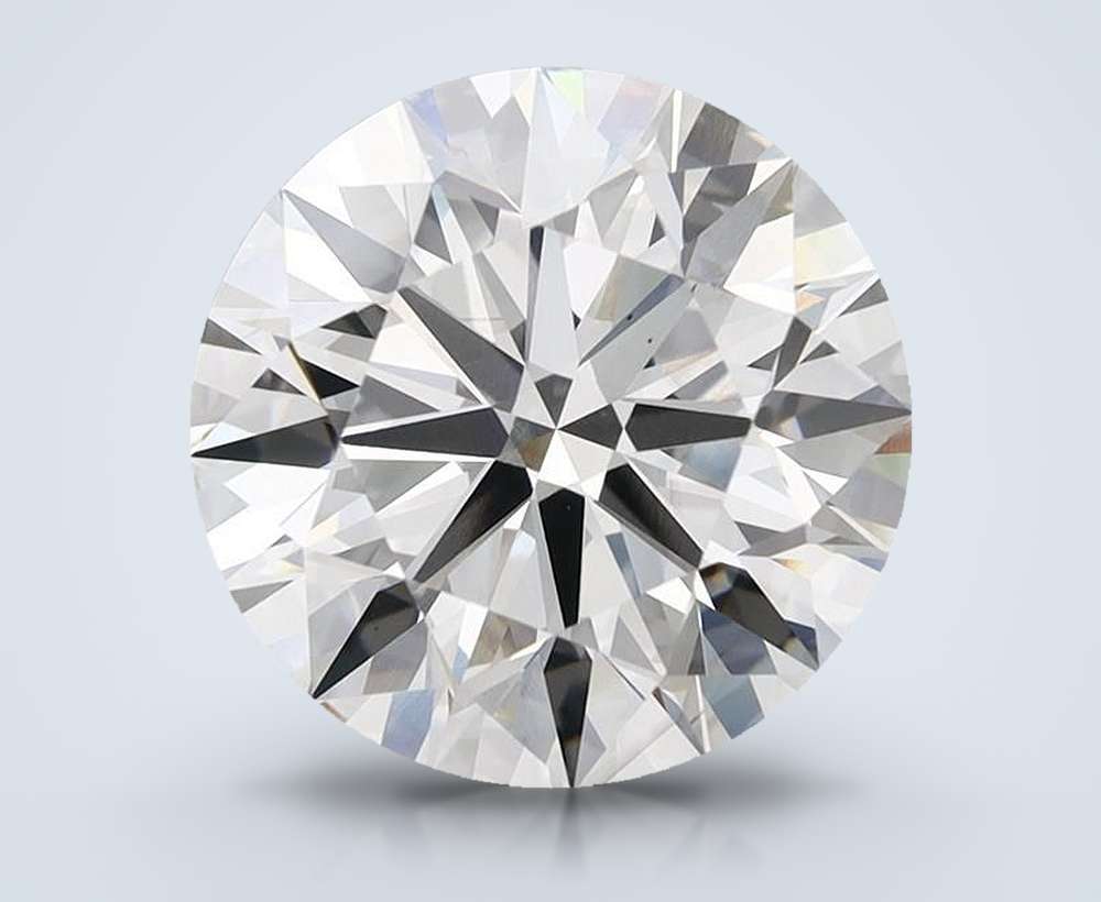 6.13ct H VS1 Rare Carat Ideal Cut Round Lab Grown Diamond