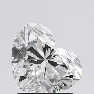 1.53ct F SI1 Rare Carat Ideal Cut Heart Lab Grown Diamond