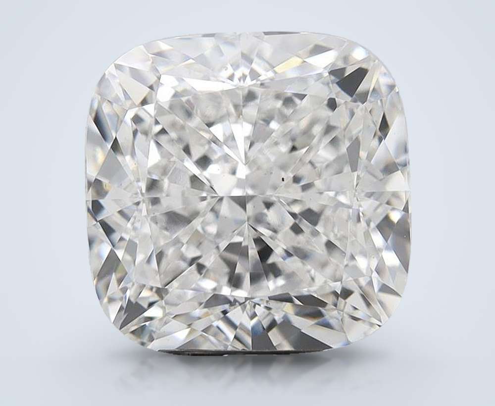9.04ct E VS1 Rare Carat Ideal Cut Cushion Lab Grown Diamond