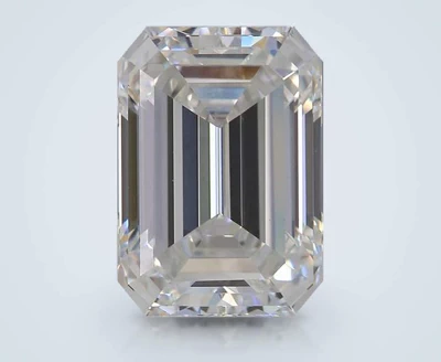 4.57ct F VS1 Rare Carat Ideal Cut Emerald Lab Grown Diamond