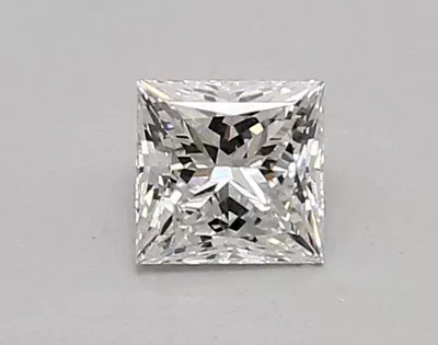 0.62ct D VVS1 Rare Carat Ideal Cut Princess Lab Grown Diamond