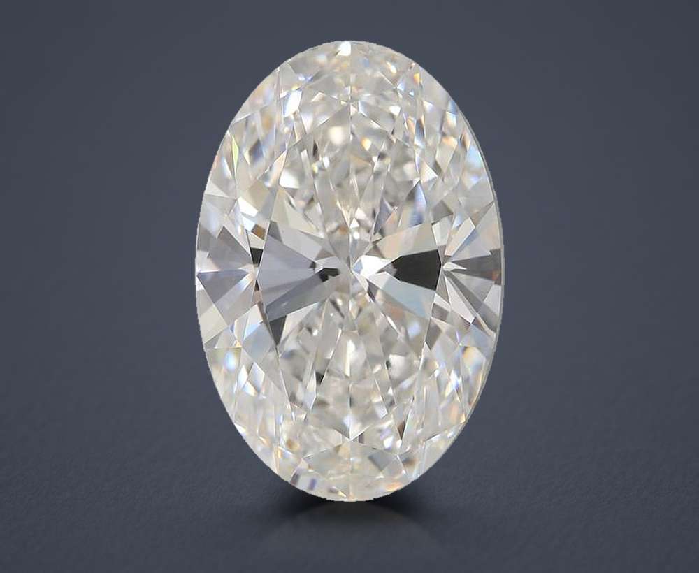 5.05ct E VVS2 Rare Carat Ideal Cut Oval Lab Grown Diamond