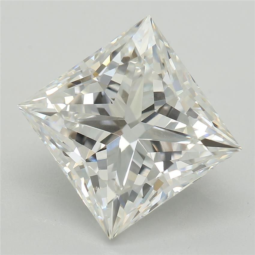 4.03ct E VVS2 Rare Carat Ideal Cut Princess Lab Grown Diamond