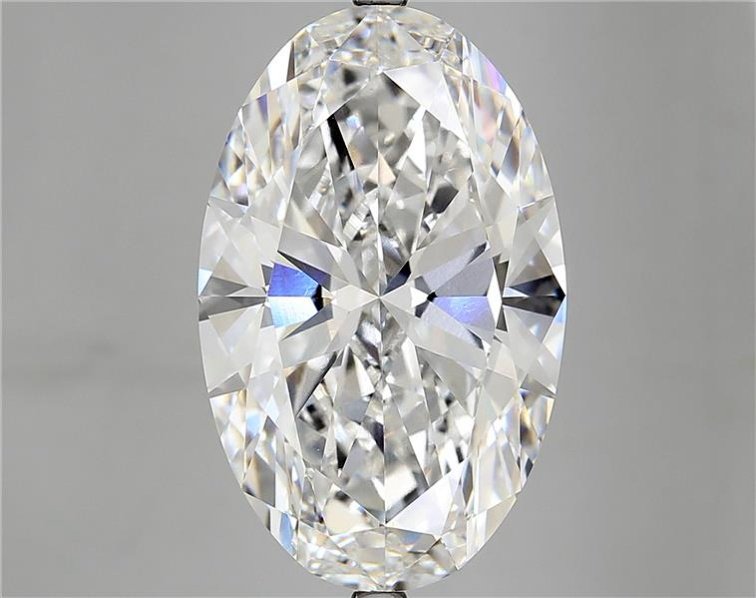 11.10ct E VVS2 Rare Carat Ideal Cut Oval Lab Grown Diamond