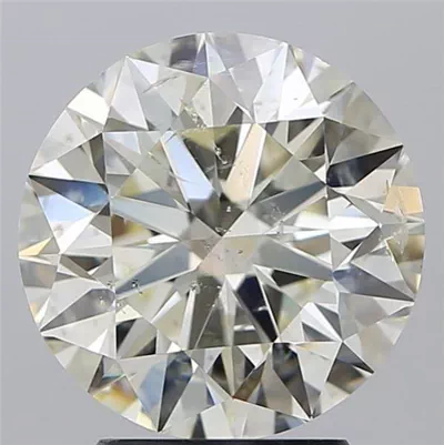 3.50ct K SI2 Excellent Cut Round Diamond