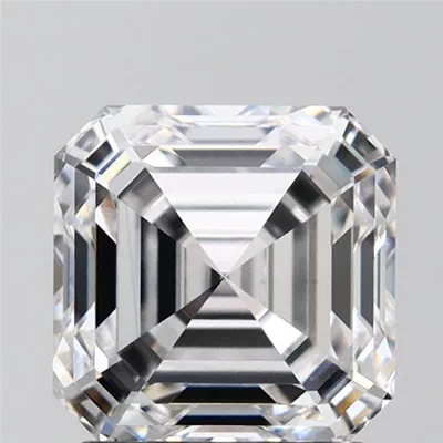 2.06ct E VVS2 Rare Carat Ideal Cut Asscher Lab Grown Diamond