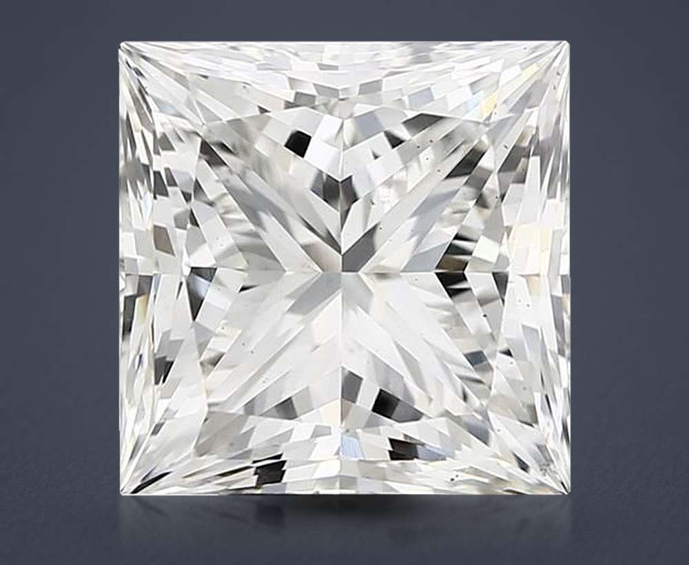 9.05ct G VS1 Rare Carat Ideal Cut Princess Lab Grown Diamond