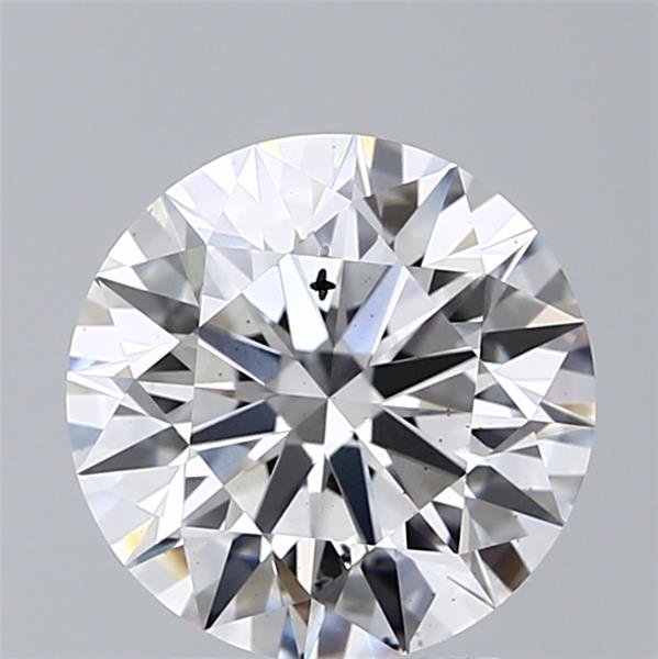3.08ct E SI1 Rare Carat Ideal Cut Round Lab Grown Diamond