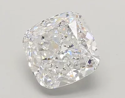 2.01ct D VVS2 Rare Carat Ideal Cut Cushion Lab Grown Diamond