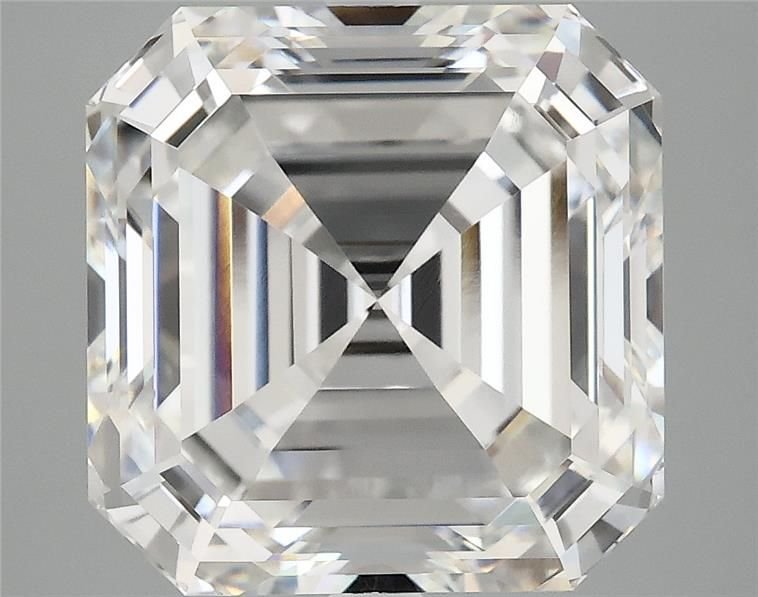 7.02ct F VS1 Excellent Cut Asscher Lab Grown Diamond