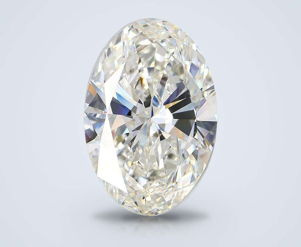 20.41ct G VVS2 Very Good Cut Oval Lab Grown Diamond