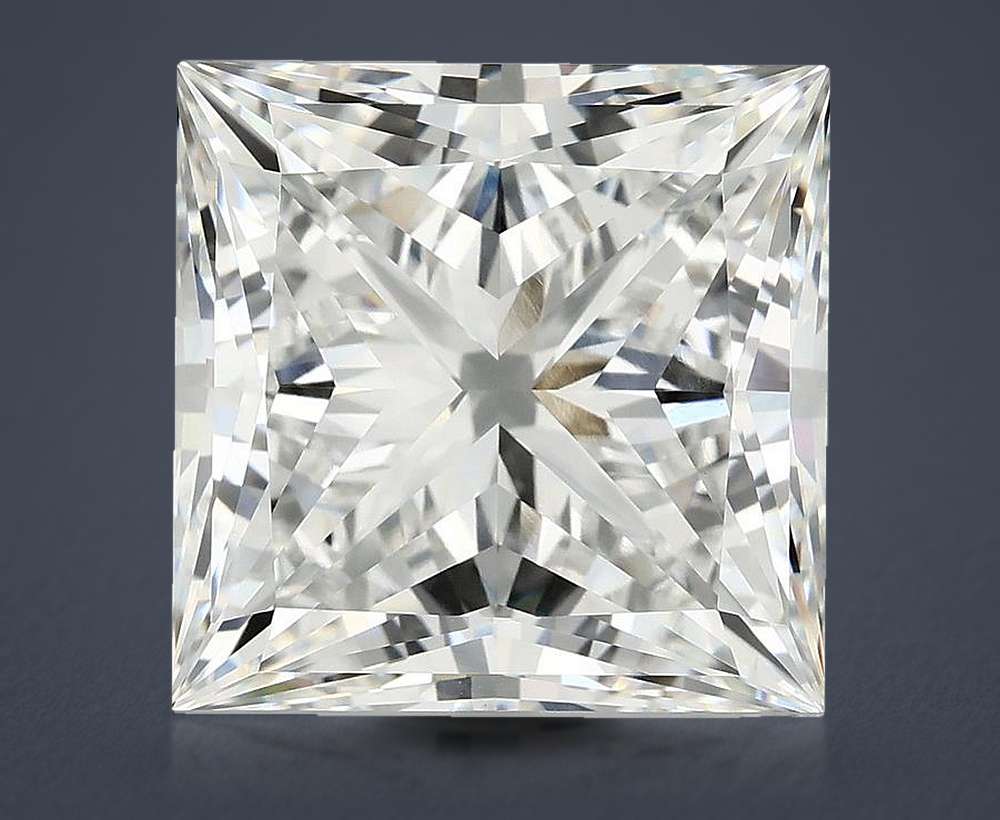 10.20ct F VVS2 Rare Carat Ideal Cut Princess Lab Grown Diamond
