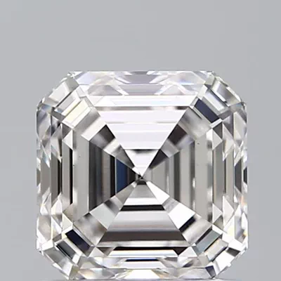 1.30ct F VS1 Excellent Cut Asscher Lab Grown Diamond