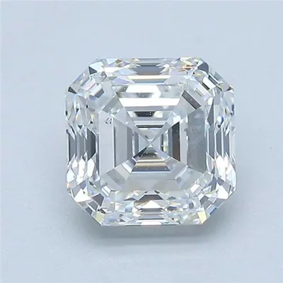 2.01ct F VS2 Very Good Cut Asscher Diamond