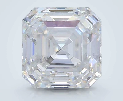 2.01ct F SI1 Rare Carat Ideal Cut Asscher Lab Grown Diamond