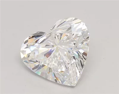 5.06ct E VVS2 Rare Carat Ideal Cut Heart Lab Grown Diamond