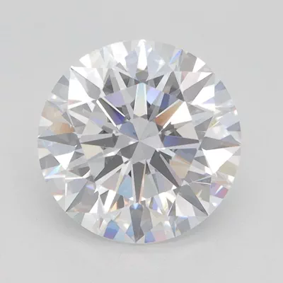 3.01ct D VS1 Rare Carat Ideal Cut Round Lab Grown Diamond