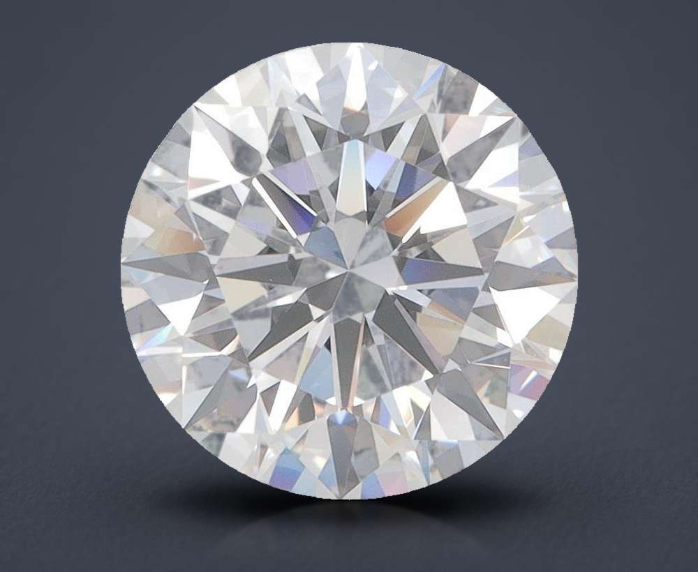 3.01ct D VS1 Rare Carat Ideal Cut Round Lab Grown Diamond