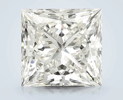 5.20ct G VVS2 Rare Carat Ideal Cut Princess Lab Grown Diamond